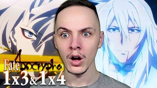 HE'S DEAD?! | Fate/Apocrypha Episode 3 & Episode 4 REACTION/REVIEW