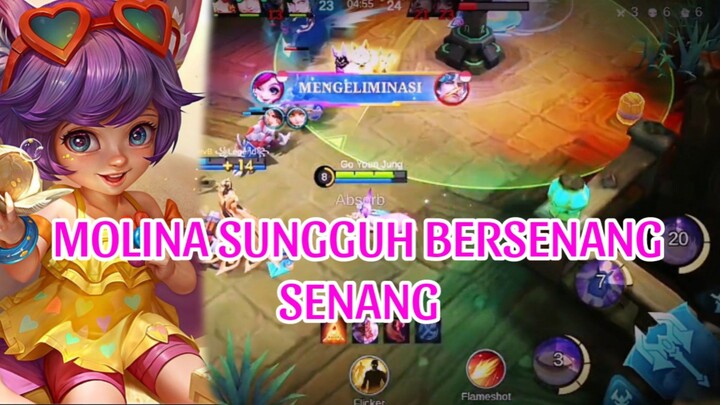 MOLINA SUNGGUH BERSENANG SENANG