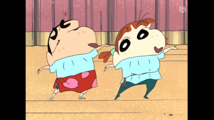 Abstract art style! We’re the Kasukabe Musical Troupe—Crayon Shin-chan Special
