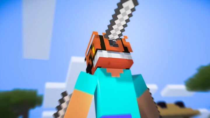 Minecraft tapi Manusia Gergaji