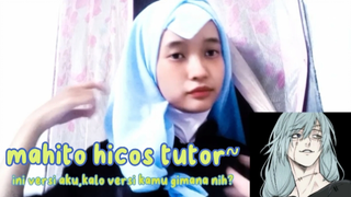 mahito hijab cosplay tutorial | jujutsu kaisen #JPOPENT #bestofbest
