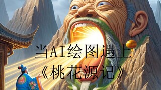 When "Record of the Peach Blossom Spring" Meets AI Art: Using the Original Classical Chinese Text as