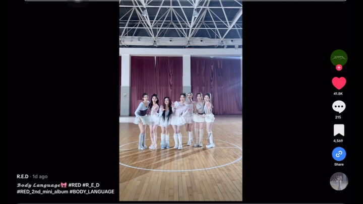 The RED pre-release track has already racked up 190,000 views on TikTok!