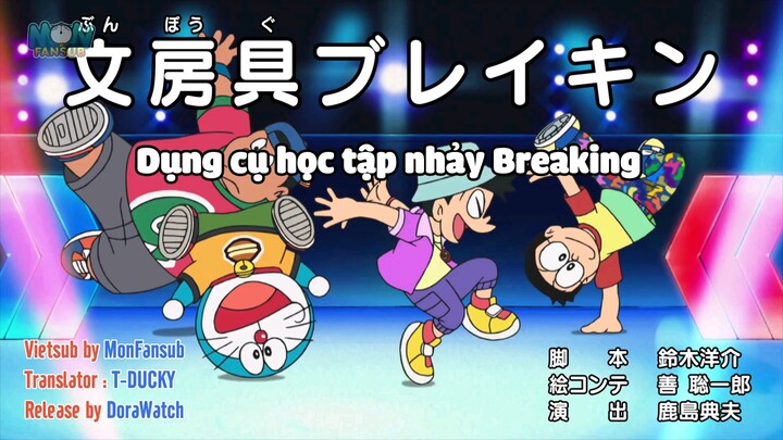 Doraemon Vietsub - Tập 821 : Dụng cụ học tập nhảy Breaking & Tu thành chân sư thật dễ dàng