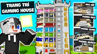 Siro trang trí GAMING HOUSE CỦA HERO TEAM trong làng MINECRAFT SIÊU NGẦU
