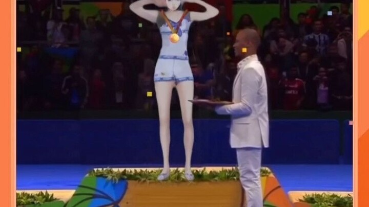 Xiang Wan wins Olympic gold medal