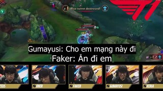 Mic Check T1 vs EDG full: Cảm động Faker nhường mạng cho thằng cháu Gumayusi