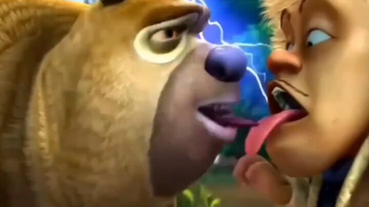 The old version of the scene where bears appear and laugh to death