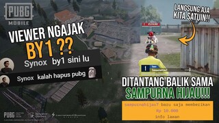DI AJAK BY 1 SAMA VIEWER ? LANGSUNG DI TANTANG BALIK SAMA SAMPURNAHIJAU !! - PUBG MOBILE INDONESIA