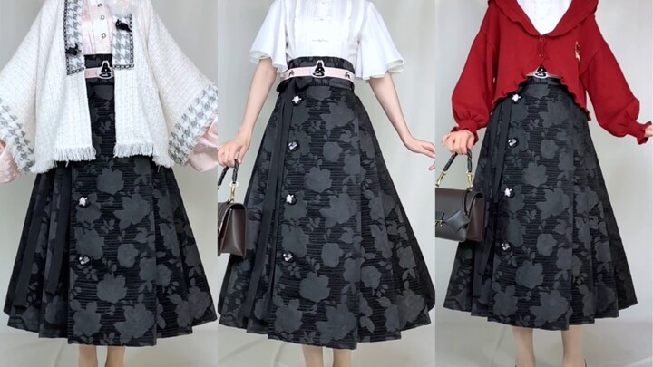 Tiga gaya padu padan untuk satu rok mianfeng yang sama, mana yang paling membuat hatimu berdebar?