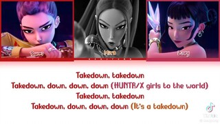 takedown ^w^ ✨