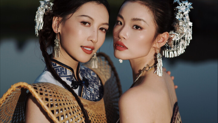 กำลังหาตัวแทนให้กับผ้าปักจ้วงจิ้น! เป็นการผสมผสานระหว่างงานจักสานไม้ไผ่กับผ้าปักจ้วงจิ้น～