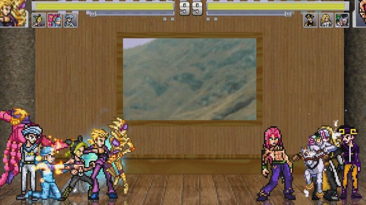 【Ikemen Go】5~8 JOJO VS 5~8 Arakisou members but team fight