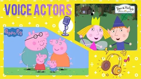 SAME VOICE ACTORS!! Peppa Pig vs. Ben & Holly - Bilibili