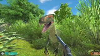 [Dangerous Forest] Escape from Velociraptor - ARBS - Animal Revolt Battle Simulator