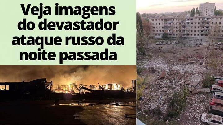 Ataque russo queima fábrica e depósito de mísseis ucranianos