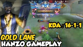 FORMER TOP PH HANZO 😲 | HANZO GAMEPLAY | HANZO GOLD LANING | MOBILE LEGENDS