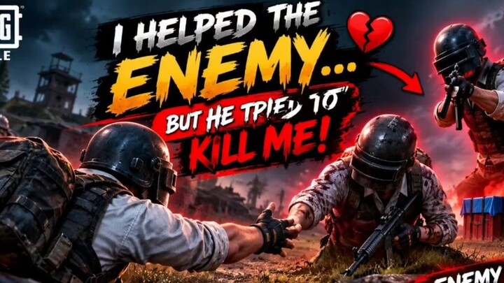 I Helped the Enemy… But He Tried to Kill Me! 😱💔 | PUBG Mobile#PUBGMobile #PUBG #Gaming #Enemy #Bet