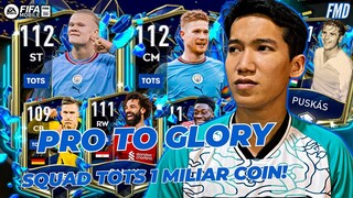 1 Billion Coin TOTS Squad in FIFA Mobile! w/ 112 Haaland, 112 KDB, 111 Puskas! | FIFA Mobile 23