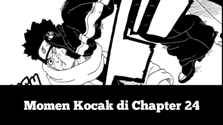 Beberapa Momen Kocak di Manga Boruto Two Blue Vortex Chapter 24!