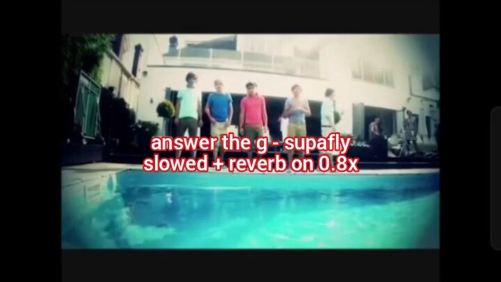 answer the g - supafly (slowed + reverb on 0.8x)