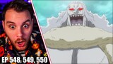 The True Power of The Evil Drug || One Piece Episode 548, 549 & 550 REACTION