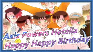 [Axis Powers Hetalia/MAD Gambaran Tangan] Happy Happy Birthday