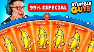 ¡99% ESPECIAL ASEGURADA! COMPRO las NUEVAS RULETAS de STUMBLE GUYS!