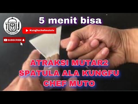 BELAJAR JUGLING ATRAKSI SPATULA 5 MENIT -lern-jugling-spatula