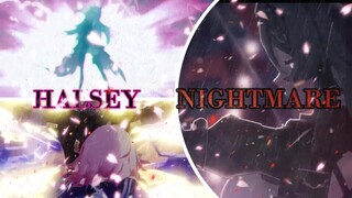 Halsey - Nightmare Genshin Impact x Honkai Impact x Honkai Star Rail AMV/GMV