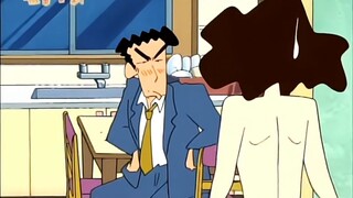 Wow, kekerasan visual, trik Shin-chan