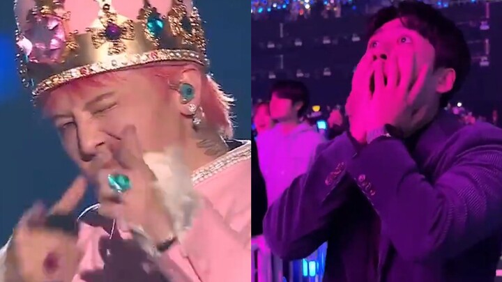 A BigBang superfan host’s dream comes true on stage—this is what fans at the MAMA awards look like!