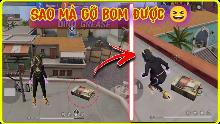 Free Fire | Bug đặt bom tàn hình không thể gỡ😱 troll địch cực hài | Top 8 bug and trick free fire