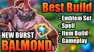 BALMOND BEST BUILD 2022 | TOP 1 GLOBAL BALMOND BUILD | BALMOND - MOBILE LEGENDS | MLBB