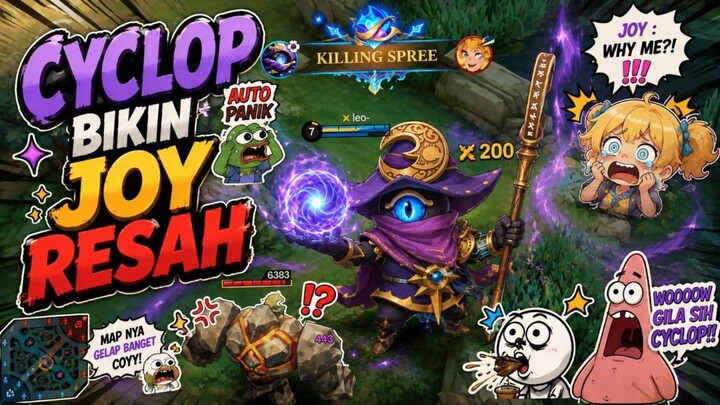EMANG BOWLEH SESAKIT INI DAMAGE-NYA 🤣 | MLBB | CYCLOP EXE