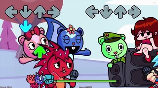 Friday Night Funkin' - VS Flaky FULL WEEK (FNF Mod_Hard) (Happy Tree Friends & F