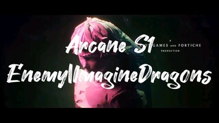 Arcane:League Of Legends S1 - Opening TV version "Enemy" By ImagineDragons (Lyrics)