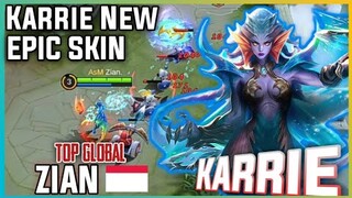 Karrie New Epic Skin Gill Girl Gameplay | Top Global Zian