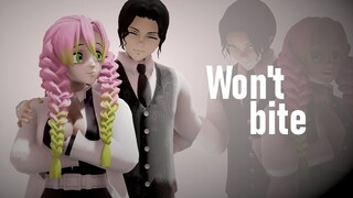 [MMD] Mitsuri x Muzan -  Won't bite ~