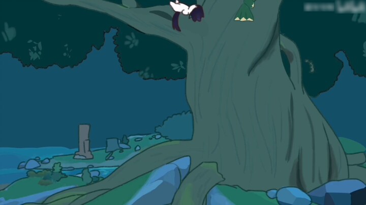 [Hoạt hình Genshin Impact] Video cuộc đời của quý cô (｡-ω-)zz/Mèo con gặp ác mộng Σ(°Д°;