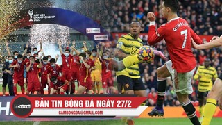 Bản tin Bóng Đá ngày 27/2 | U23 Việt Nam vô địch Đông Nam Á; Man United bị cầm hòa thất vọng