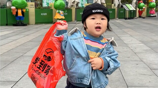 两岁宝宝花20块钱独自购物是否能完成任务#人类幼崽#记录真实生活#露兮爸爸