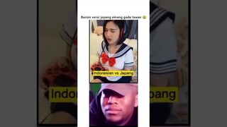 Indonesia VS Jepang 🤣 #shorts  #ngakak #videolucu #lucu #funny