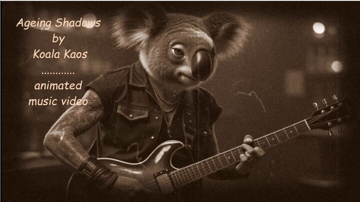 Koala Kaos  🙂 "Ageing Shadows"...(Ai)(music video with lyrics) Rock