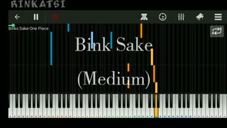 Binks Sake - One Piece ( medium ) piano tutorial