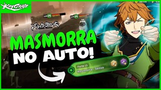 MEU TIME OFF META PRA FARMAR MASMORRA 15 NO AUTO + DICAS! Black Clover Mobile