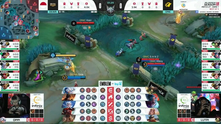 Dewa Vs Onic MPL ID S18 Week 4 Day 2