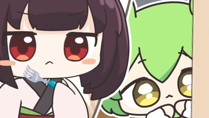 【Daging yang Dimasak】 Junda Moe membuka mulutnya