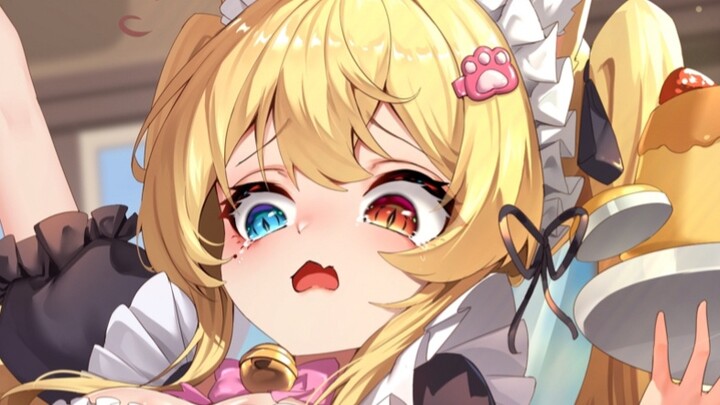 "What is this? It looks so sweet~ Get your kitty girl"
