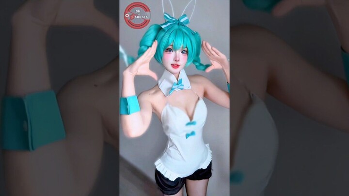 Hatsune Miku Bicute Bunnies ❤️ Vocaloid Hatsune Miku Cosplay #shorts